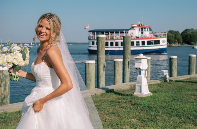 Ceremony space at the Chesapeake Bay Maritime Museum