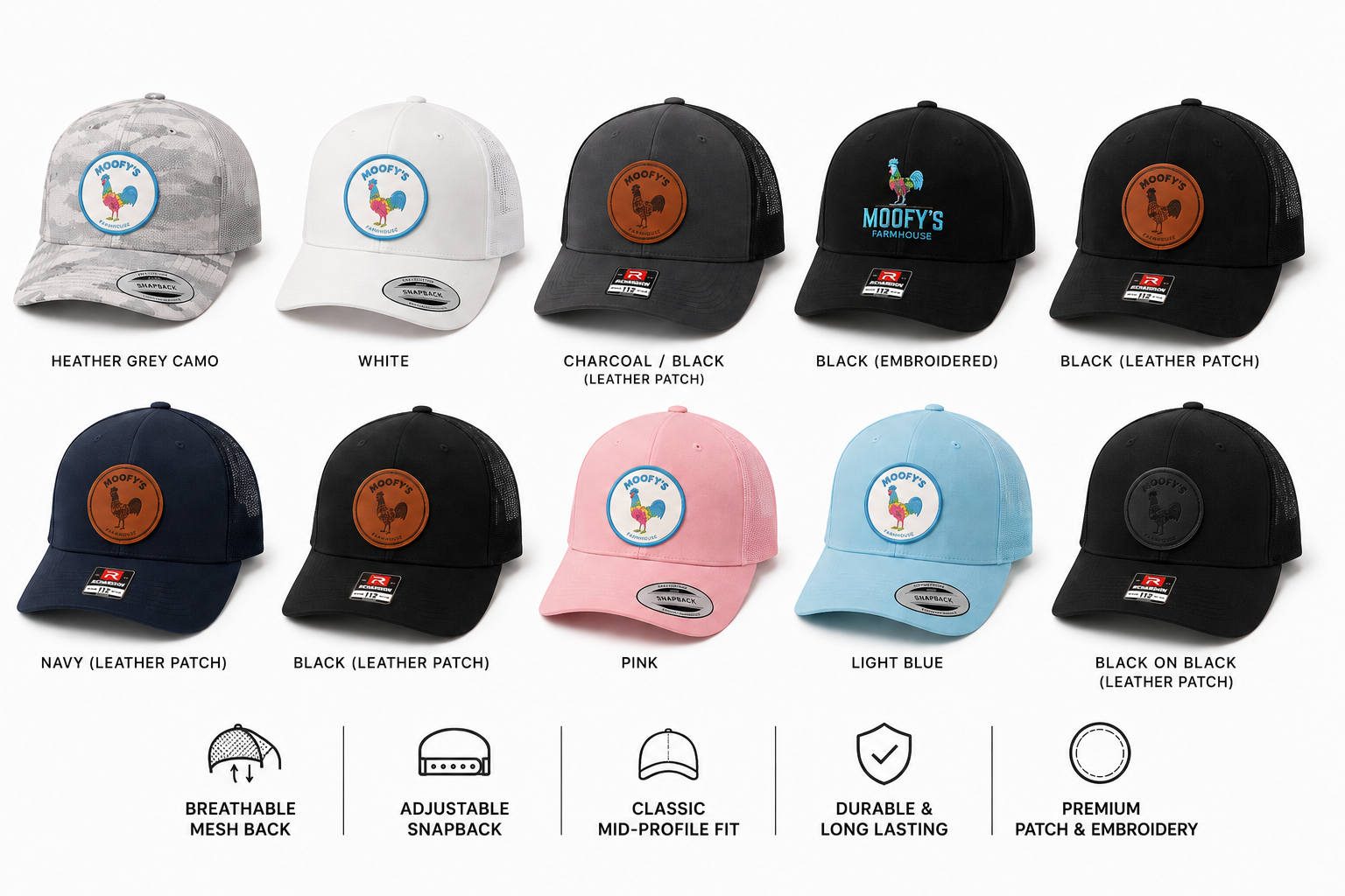 Moofy Hat — all variants